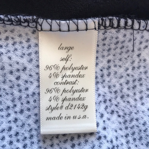 Black and White Fit and Flare dress - Picture 5 of 5